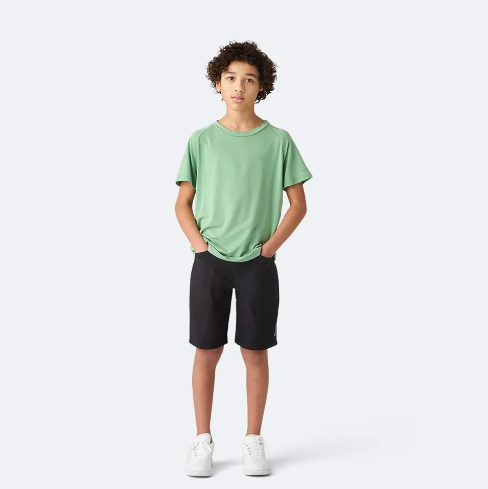 Isbjörn of Sweden Teens’ Fox All Mountain Shorts Black