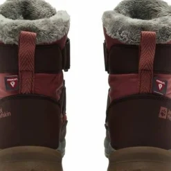 Jack Wolfskin Juniors' Polar Bear-G Texapore Mid Vc Dark Mahogany