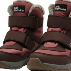 Jack Wolfskin Juniors' Polar Bear-G Texapore Mid Vc Dark Mahogany