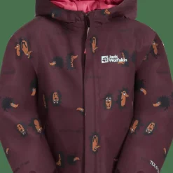 Jack Wolfskin Kids' Gleely 2-Layer Insulated Print Jacket Boysenberry 51