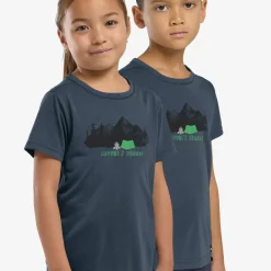 Jack Wolfskin Kids' Hiking Graphic T Midnight Sky