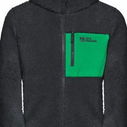 Jack Wolfskin Kids' Ice Curl Hood Jacket Phantom / Green