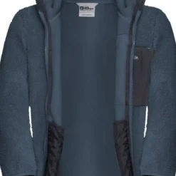 Jack Wolfskin Kids' Ice Curl Hood Jacket Midnight Sky