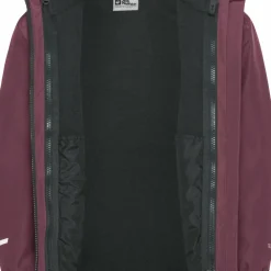 Jack Wolfskin Kids' Iceland 3-in-1 Jacket Amaranth