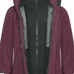 Jack Wolfskin Kids' Iceland 3-in-1 Jacket Amaranth