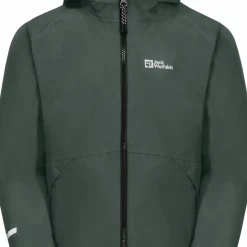 Jack Wolfskin Kids' Iceland 3-in-1 Jacket Slate Green/Black