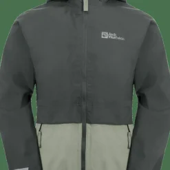 Jack Wolfskin Kids' Rainy Days 2-Layer Jacket Slate Green