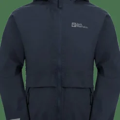 Jack Wolfskin Kids' Rainy Days 2-Layer Jacket Night Blue