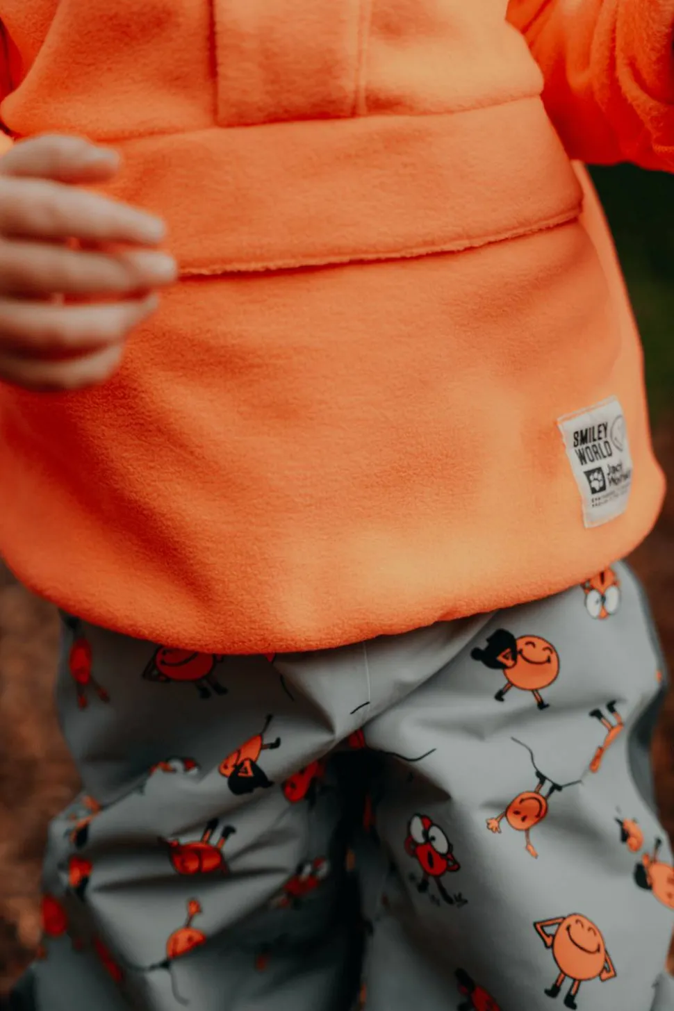 Jack Wolfskin Kids' Smileyworld 2-Layer All Over Print Bib Icon Mint Leaf