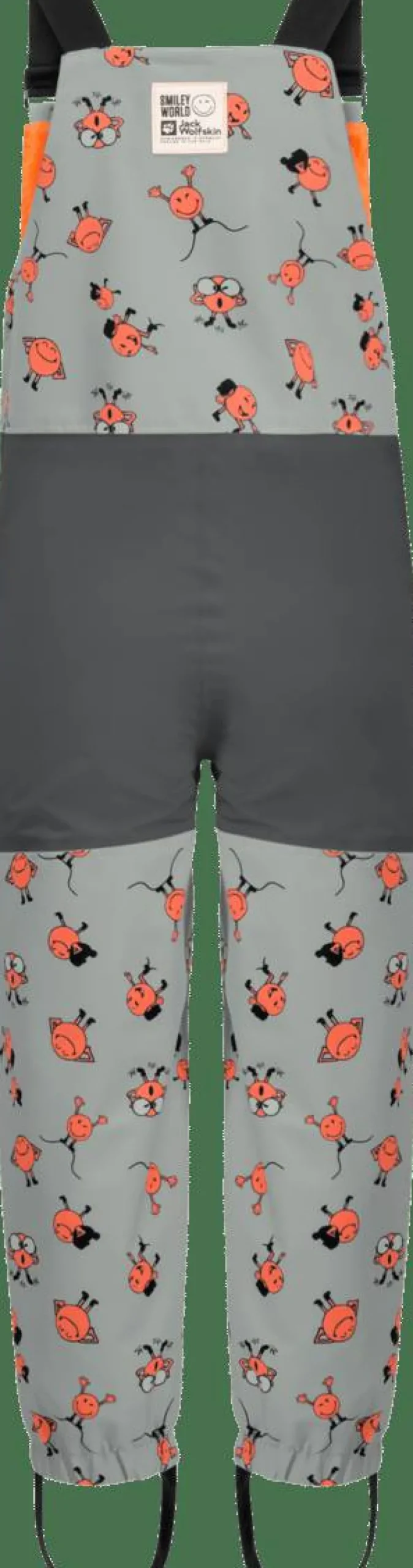 Jack Wolfskin Kids' Smileyworld 2-Layer All Over Print Bib Icon Mint Leaf