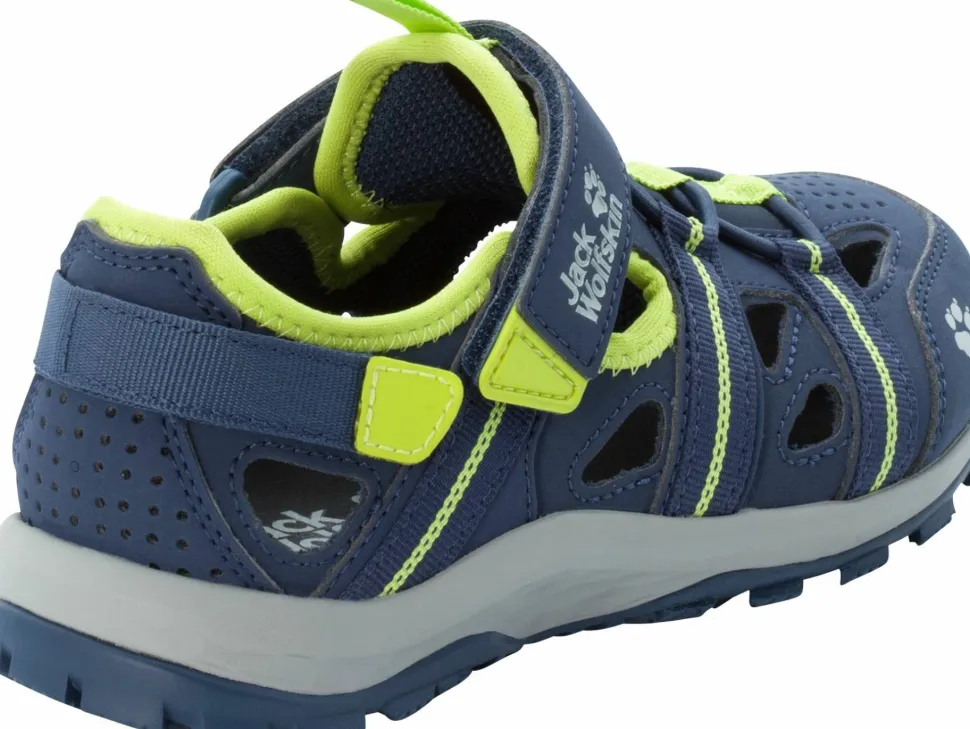 Jack Wolfskin Kids' Sun Climber Blue / Lime