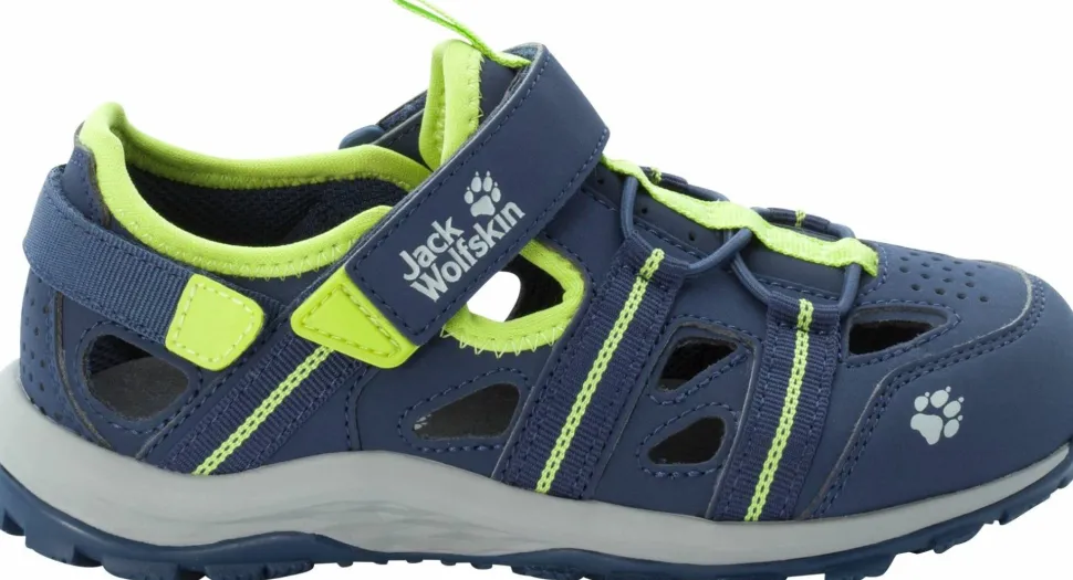 Jack Wolfskin Kids' Sun Climber Blue / Lime