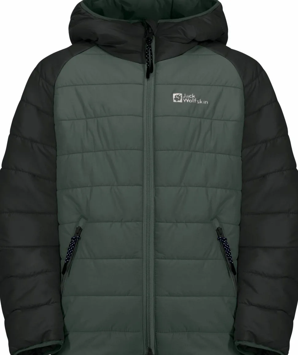 Jack Wolfskin Kids' Zenon Jacket Slate Green/Black