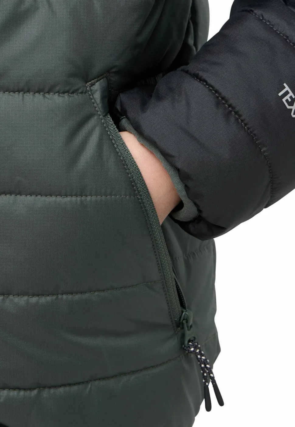 Jack Wolfskin Kids' Zenon Jacket Slate Green/Black