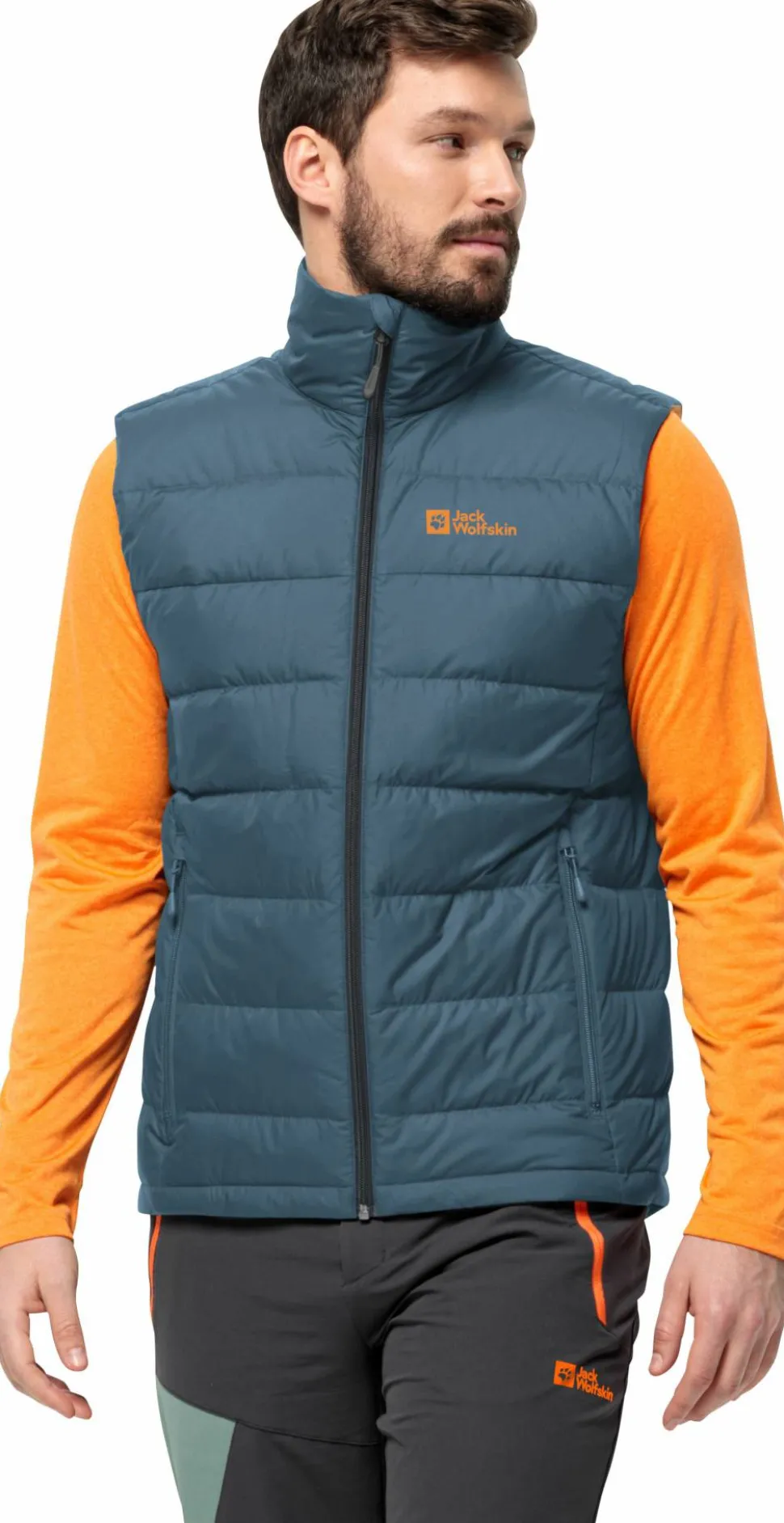 Jack Wolfskin Men's Ather Down Vest Midnight Sky
