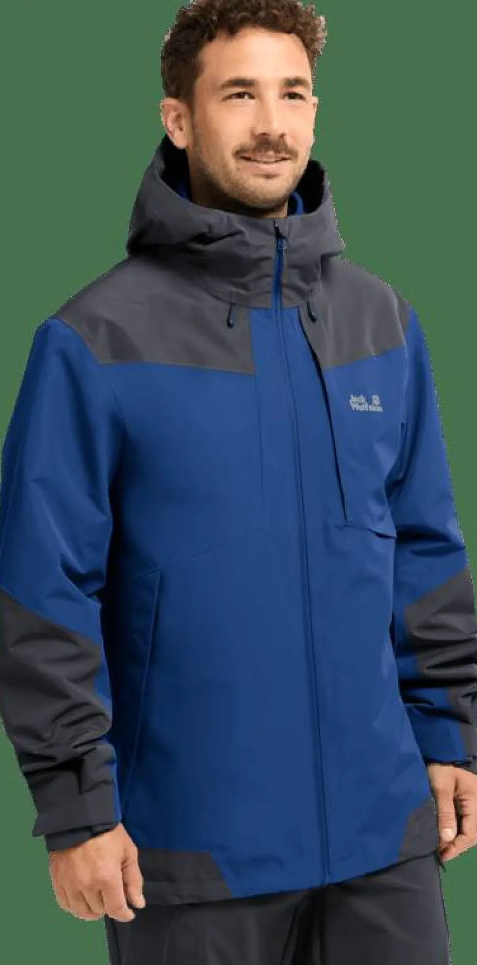 Jack Wolfskin Men's Flextrail 2L Jacket Blue Orchid