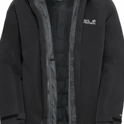 Jack Wolfskin Men's Flowline 3in1 Jacket Black