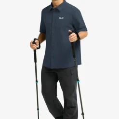 Jack Wolfskin Men's Prelight Suncool Shirt Midnight Sky