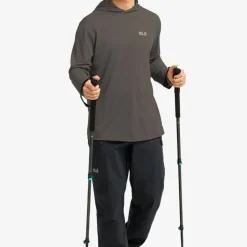 Jack Wolfskin Men's Prelight Suncool Hoody Flint