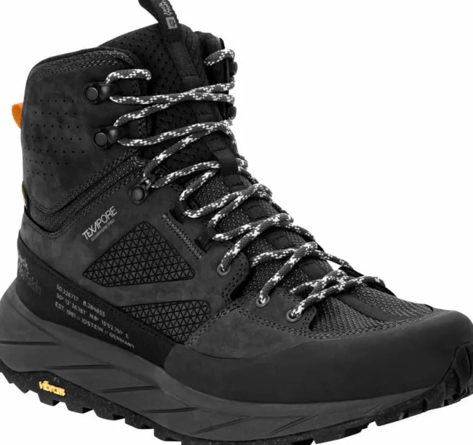 Jack Wolfskin Men's Terraquest Texapore Mid Black