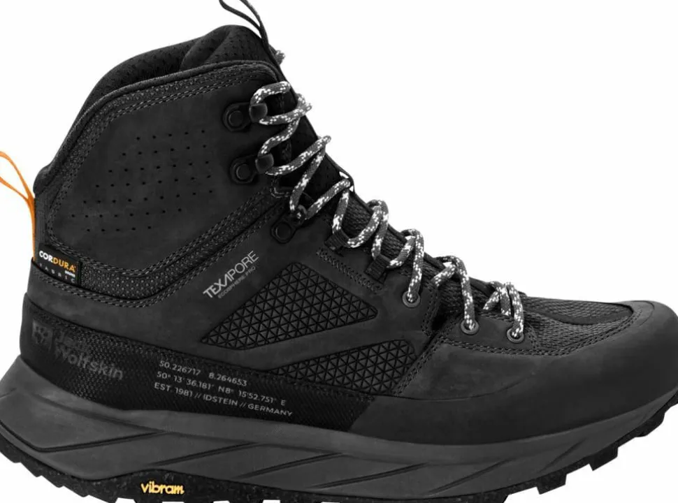 Jack Wolfskin Men's Terraquest Texapore Mid Black