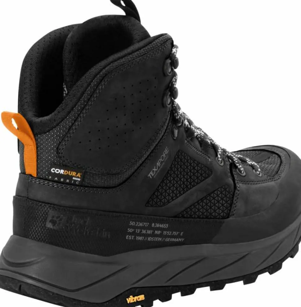 Jack Wolfskin Men's Terraquest Texapore Mid Black