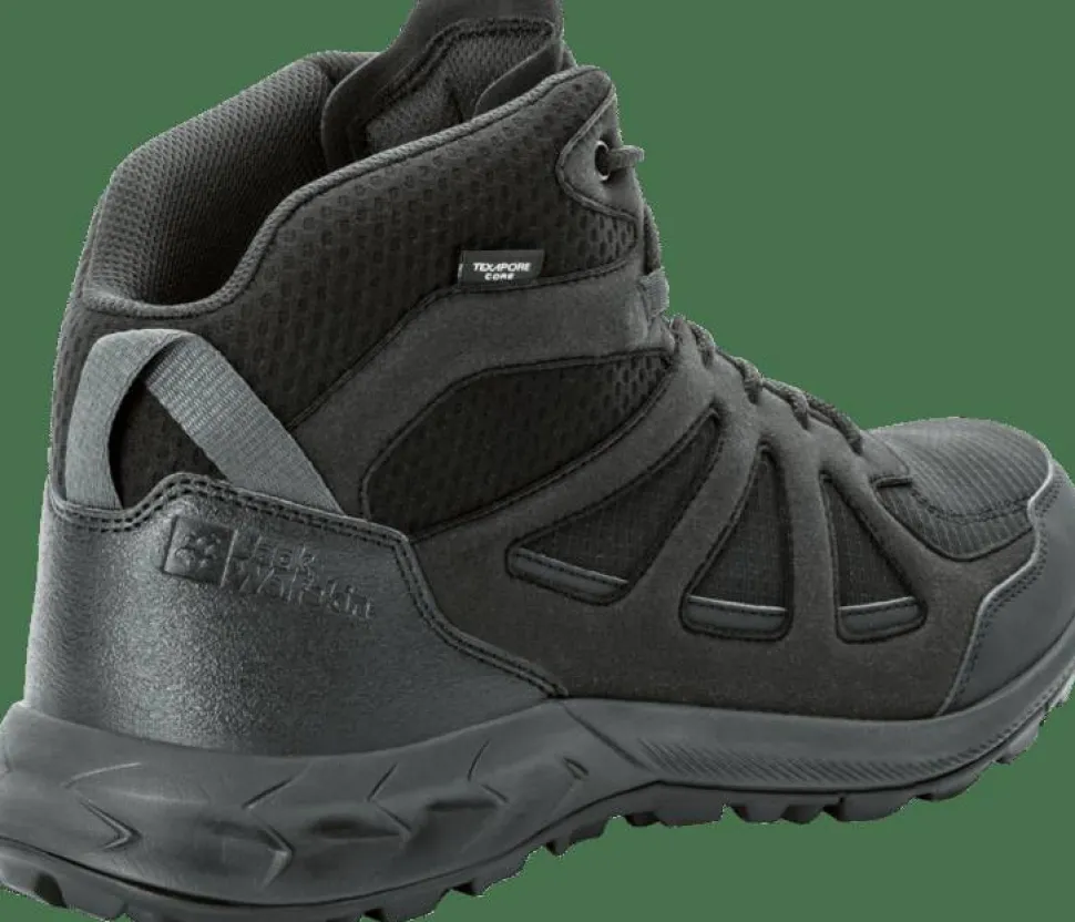 Jack Wolfskin Men's Woodland 2 Texapore Mid Black