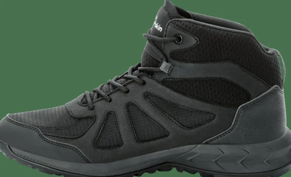 Jack Wolfskin Men's Woodland 2 Texapore Mid Black