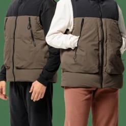Jack Wolfskin Unisex Dellbrueck Vest Chestnut