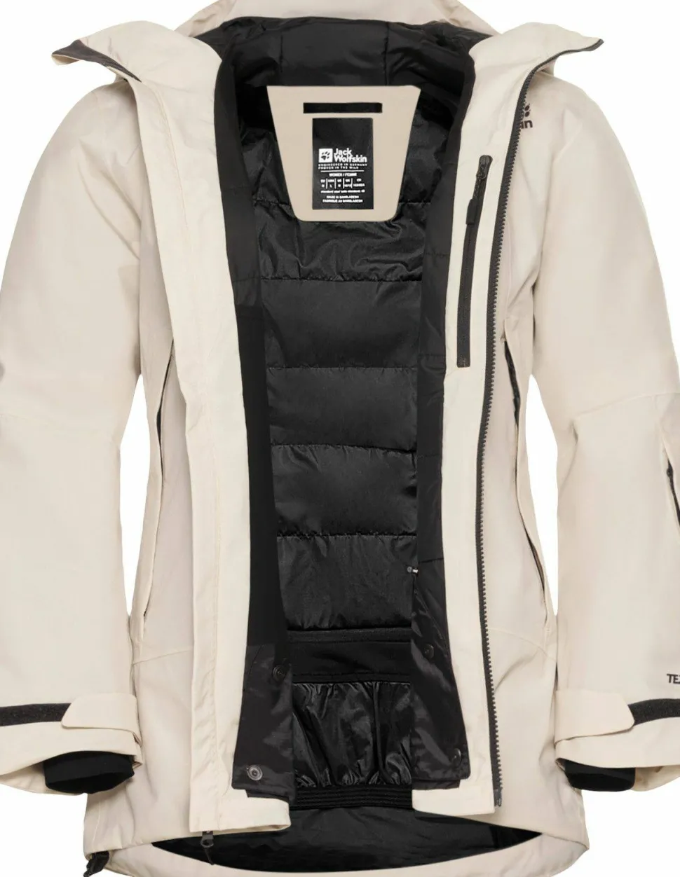 Jack Wolfskin Women's Flowline Pro 2l Ins Jacket Pale Sand