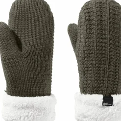 Jack Wolfskin Women's Highloft Knit Mitten Island Moss