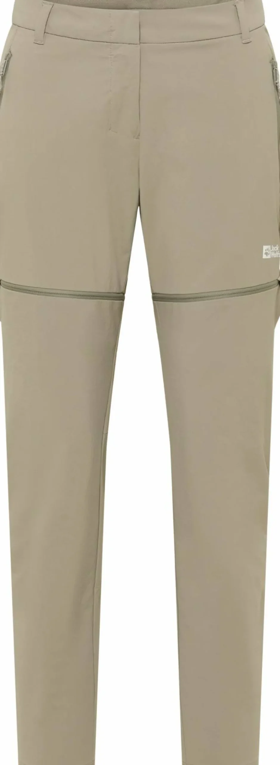 Jack Wolfskin Women's Hikeout Zip Off Pants Stone