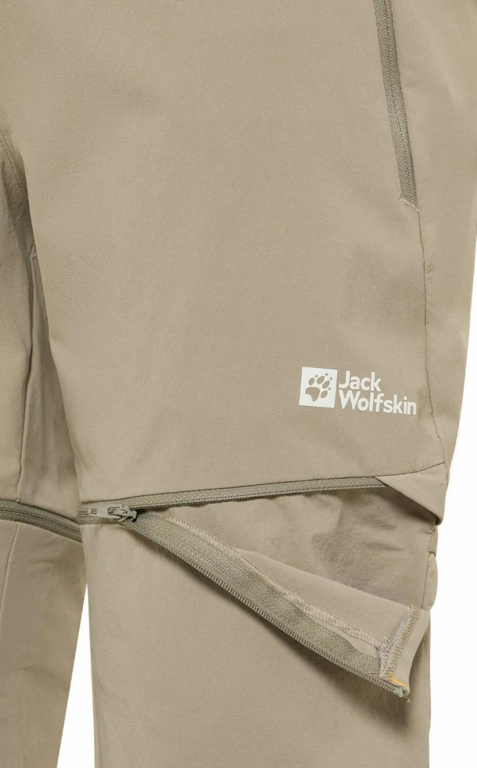 Jack Wolfskin Women's Hikeout Zip Off Pants Stone