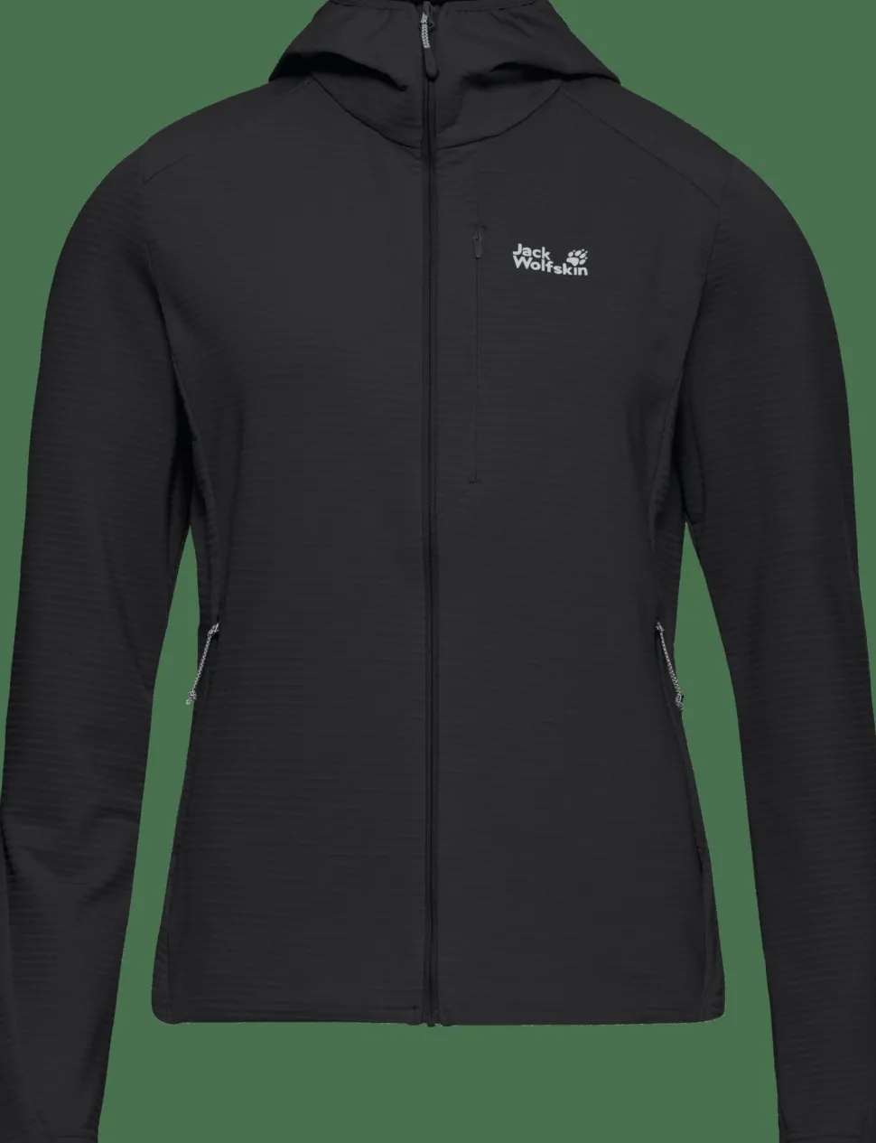 Jack Wolfskin Women's Litestride Hooded Full Zip Black