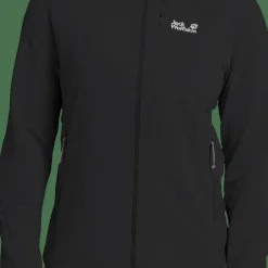 Jack Wolfskin Women's Litestride Hooded Full Zip Black