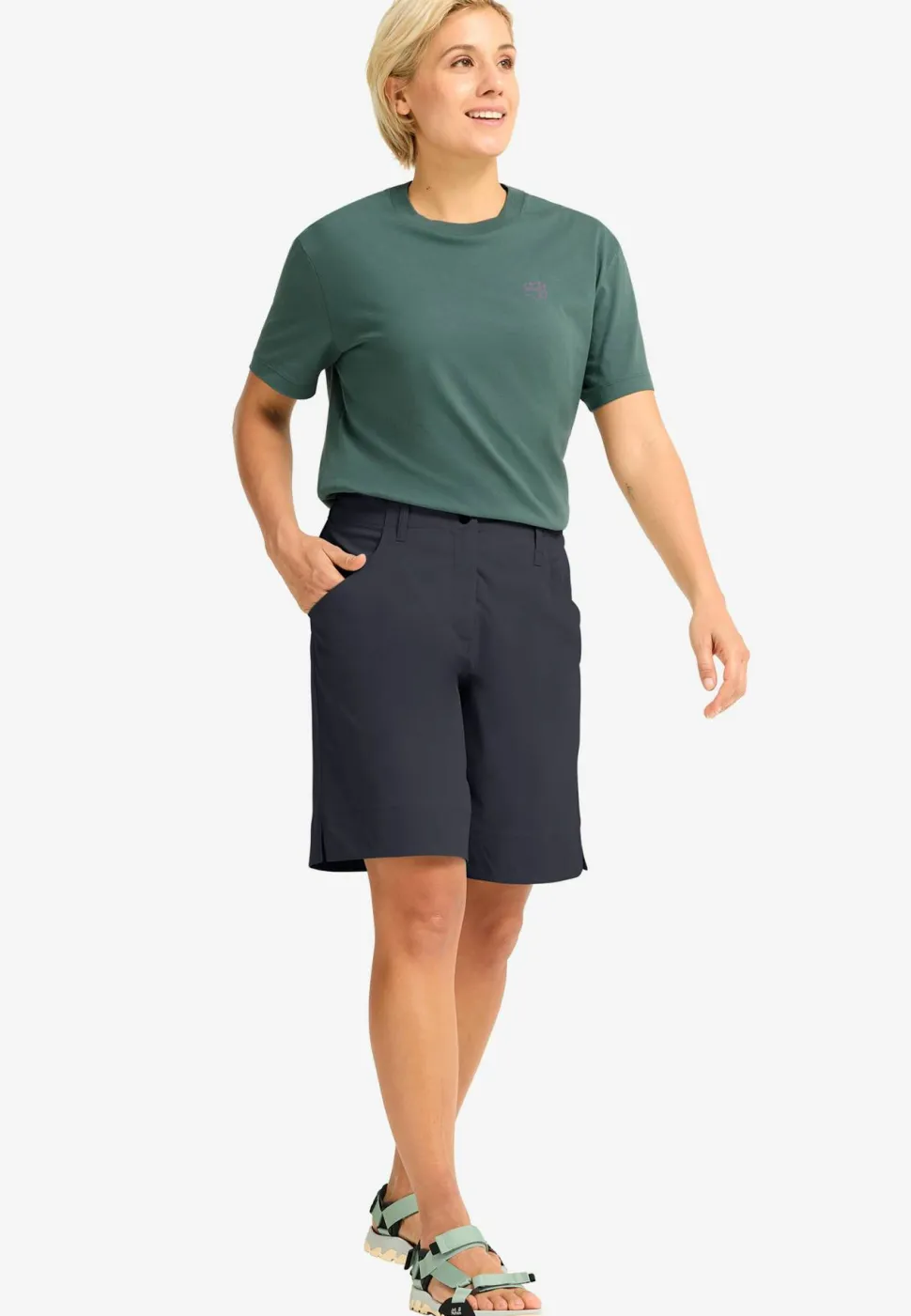 Jack Wolfskin Women's Mahani Shorts Dark Navy