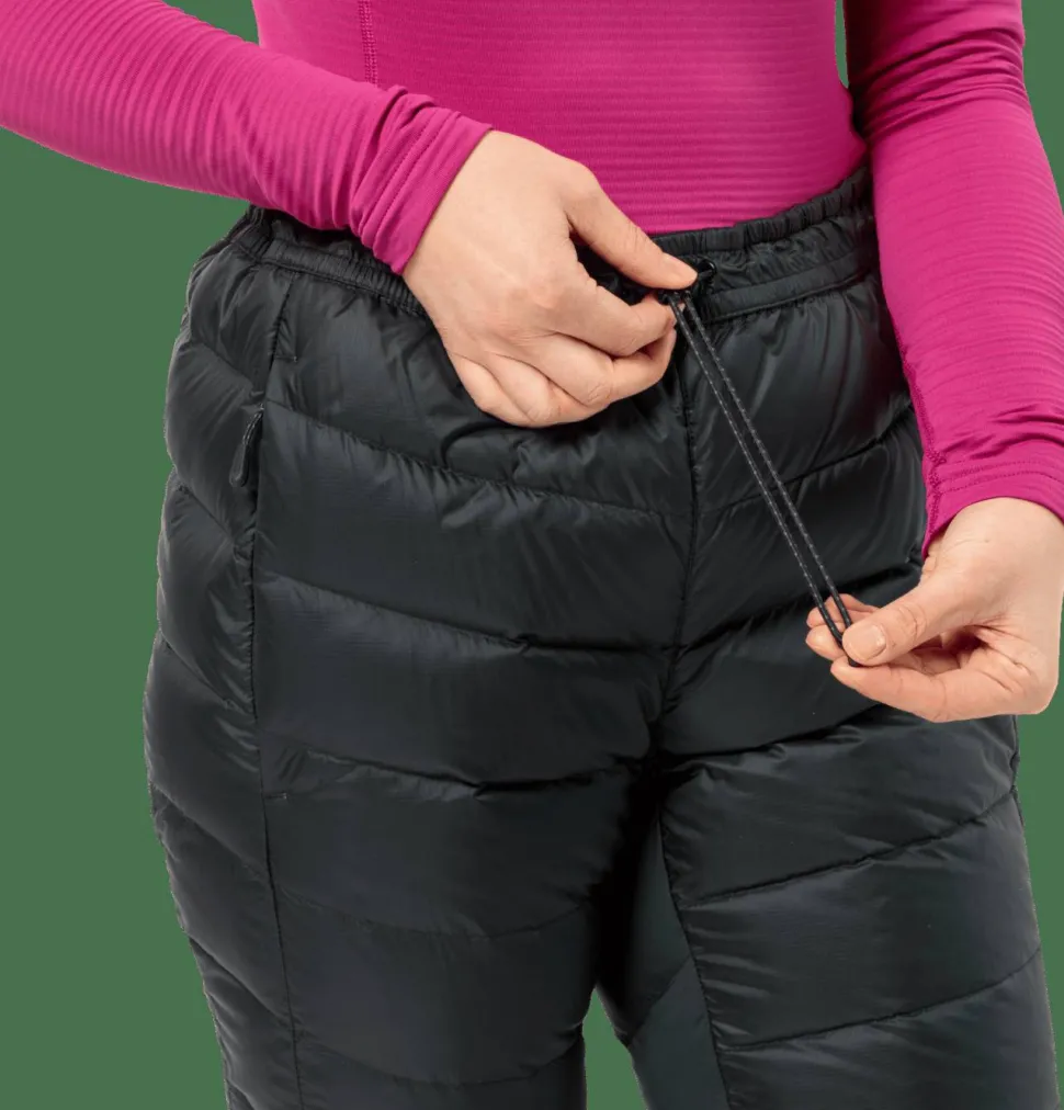 Jack Wolfskin Women's Nebelhorn Down Pants Black