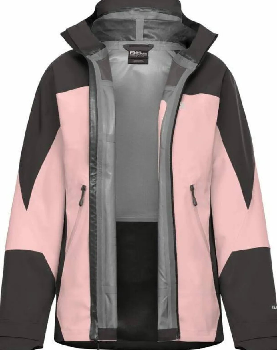 Jack Wolfskin Women's Rockpaw 3L Jacket Rosegarden