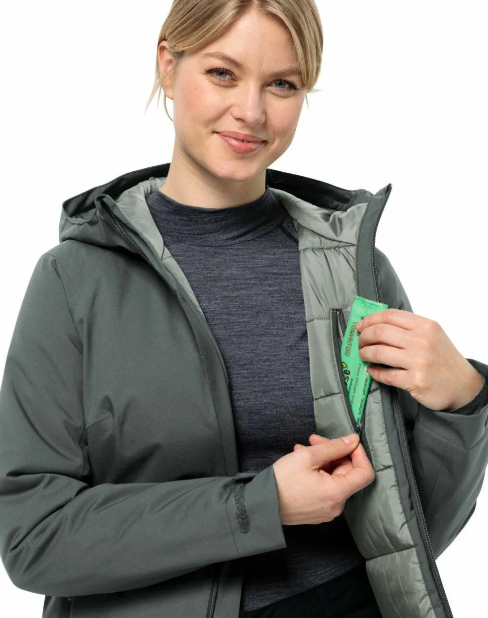 Jack Wolfskin Women's Stirnberg Insulated Jacket Slate Green