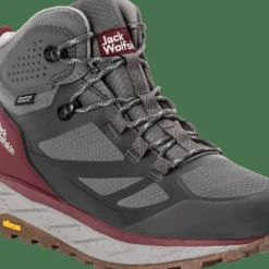 Jack Wolfskin Women's Terraventure Texapore Mid Dark Maroon