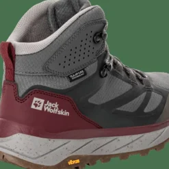 Jack Wolfskin Women's Terraventure Texapore Mid Dark Maroon