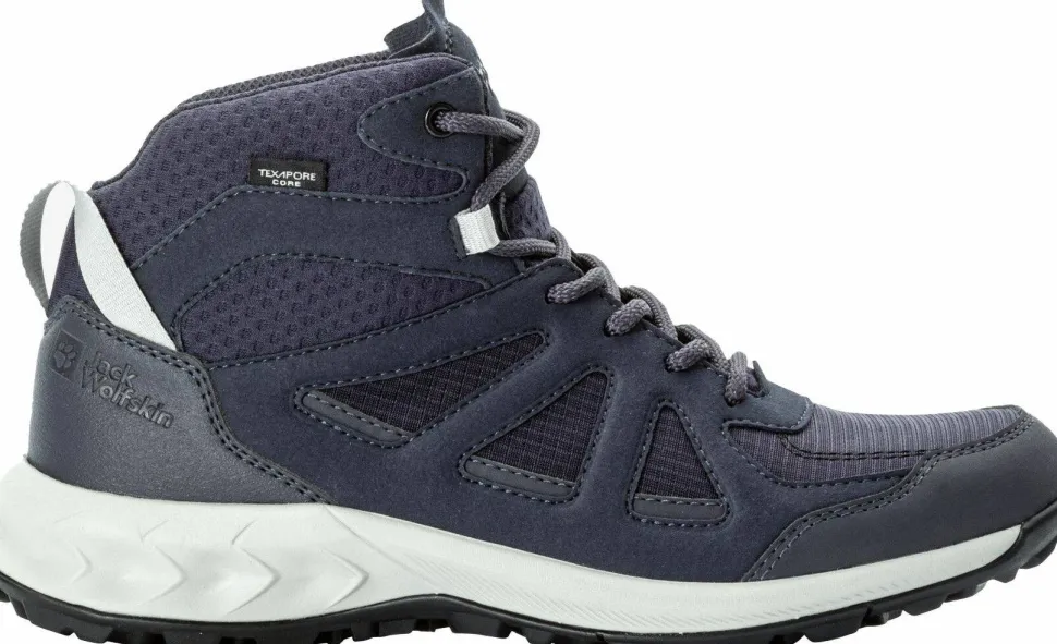 Jack Wolfskin Women's Woodland 2 Texapore Mid Graphite 1387