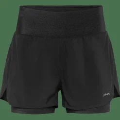 Johaug Women's Impact Shorts 2 In 1 Black