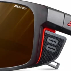 Julbo Shield M Reactiv 2-4 Polarized Matt Black/Orange