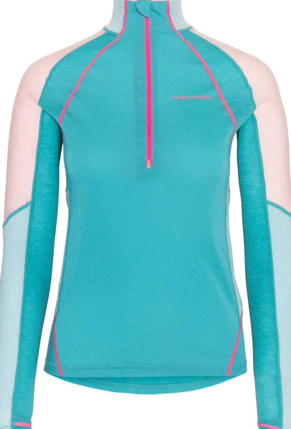 Kari Traa Women's Alma Half Zip Blue Lagoon