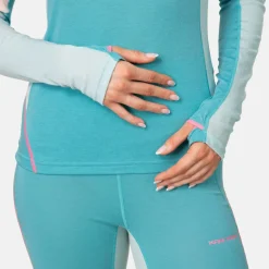 Kari Traa Women's Alma Half Zip Blue Lagoon