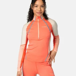 Kari Traa Women's Alma Half Zip Coral