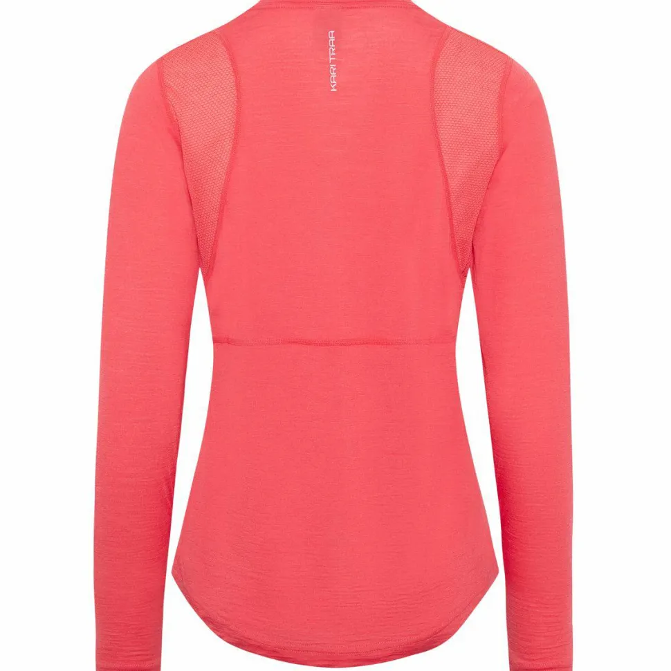 Kari Traa Women's Embla Wool Long Sleeve Light Red
