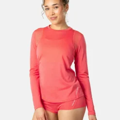 Kari Traa Women's Embla Wool Long Sleeve Light Red