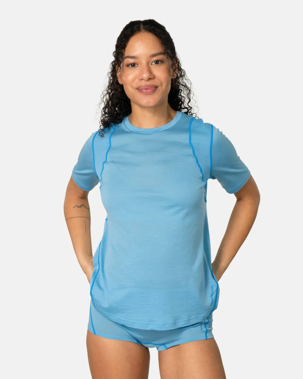 Kari Traa Women's Embla Wool Tee Ocean